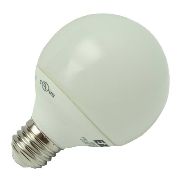 15 watt - 120 volt - G25 - Medium Screw (E26) Base - 4,100K - Cool White - Globe | Eiko Compact Fluorescent Light Bulb (Eiko SP15G25/41K 07871)