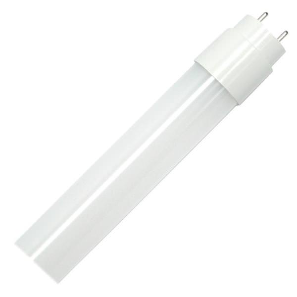 11.5 watt - 120/277 volt - T8 - Medium Bi-Pin (G13) Base - 3,500K - Neutral White - Ballast Bypass - PET Coated - Dimmable | Eiko LED Light Bulb (Eiko LED11.5WT8/36/835-PET-G8C 10489)