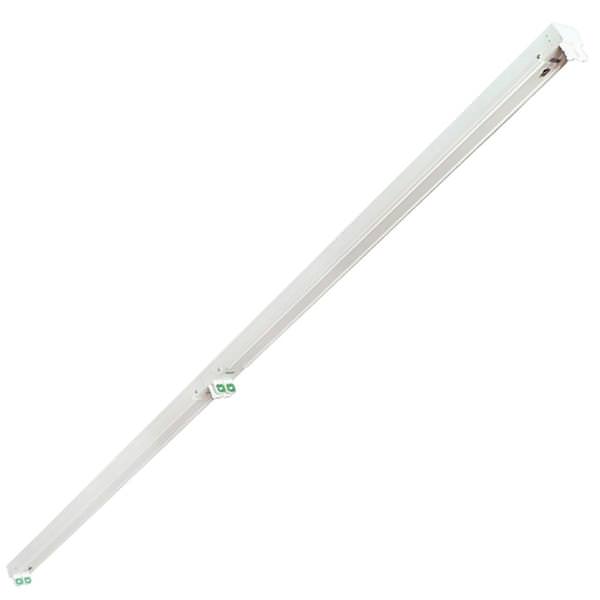 4 Lamp - 8' - 22 Max Wattage - White - Double Ended | Eiko LED Tube Ready Linear Strip (Lamp Sold Separately) (Eiko TRS8-44DE 10592)