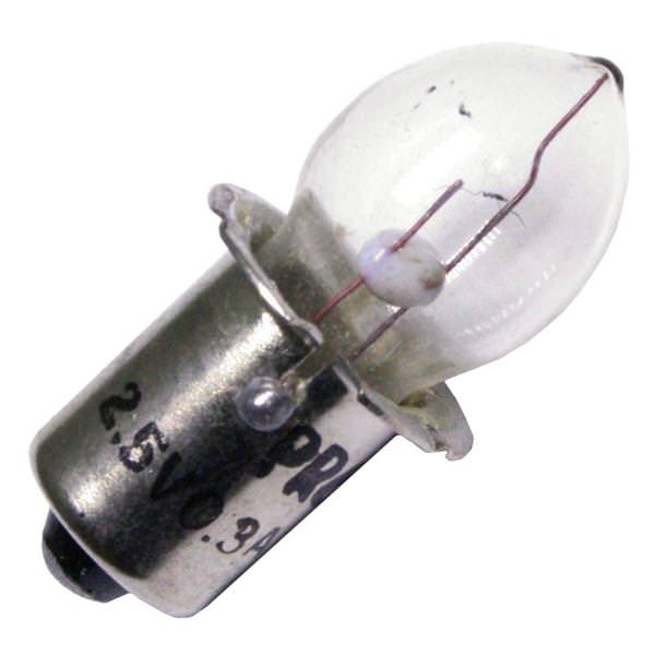 #PR6 - .74 watt - .3 amp - 2.47 volt - B3.5 - Single Contact Miniature Flanged (P13.5s) Base | Eiko Incandescent Miniature / Automotive Light Bulb (Eiko PR6 40112)