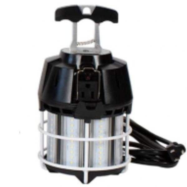 60 watt - 120 volt - Black - 5,000K - Daylight - Omni-directional - Lamp Guard - 8' Power Cord - Temporary - Tiger™ | EPCO LED Temporary Utility Light (EPCO TIGER LED 60W TEMP LIGHT 120V (15736) 57361)