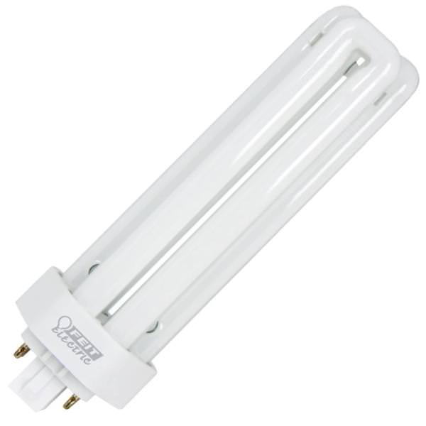 42 watt - PLT - 4-Pin (GX24q-4) Base - 3,500K - Natural White - Triple Twin Tube - Non-Dimmable | Feit Electric Light Bulb (Feit Electric PLT42E/35 81242)
