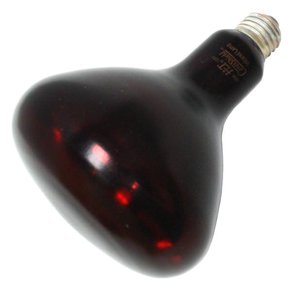 250 watt - 120 volt - R40 - Medium Screw (E26) Base - Red - Shatter Proof - Heat Lamp - Prism - Reflector Flood | Halco Incandescent Light Bulb (Halco R40RED250/10/CSTF 04071)