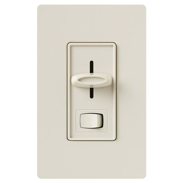120 volt - Light Almond - Wall Switch - Dimmer - LED / Incandescent Compatible - Single Pole / 3-Way - Skylark | Lutron Dimmer Switch (Lutron SCL-153P-LA SKYLARK CFL/LED DIMMER LIGHT ALMOND BOXED 00895)