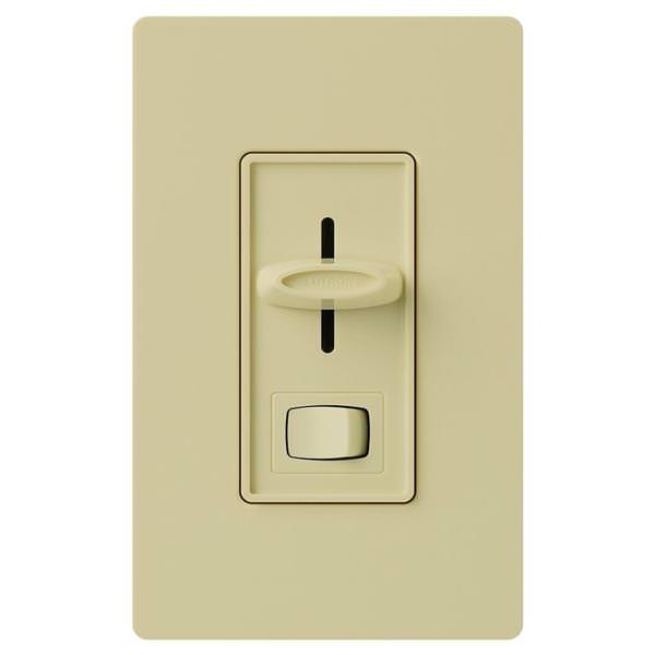 120 volt - Ivory - Wall Switch - Dimmer - LED / Incandescent Compatible - Single Pole / 3-Way - Skylark | Lutron Dimmer Switch (Lutron SCL-153P-IV SKYLARK CFL/LED DIMMER IVORY BOXED 00896)