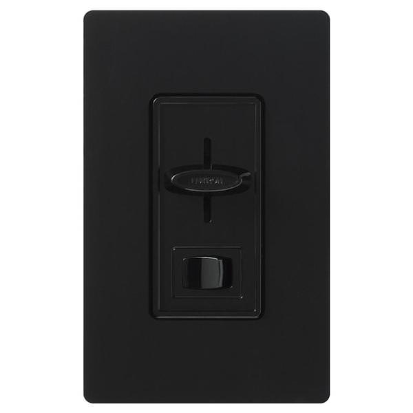 120 volt - Black - Wall Switch - Dimmer - LED / Incandescent Compatible - Single Pole / 3-Way - Skylark | Lutron Dimmer Switch (Lutron SCL-153P-BL SKYLARK CFL/LED DIMMER BLACK BOXED 00898)