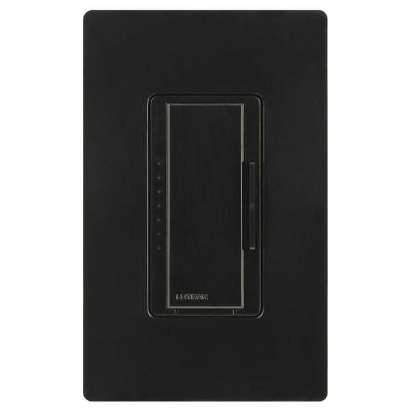 120 volt - Black - Wall Switch - Dimmer - LED / Incandescent Compatible - Single Pole / 3-Way - Toggler - Maestro | Lutron Dimmer Switch (Lutron MACL-153M-BL MAESTRO C.L MULTILOC ED BOX BLACK 01069)