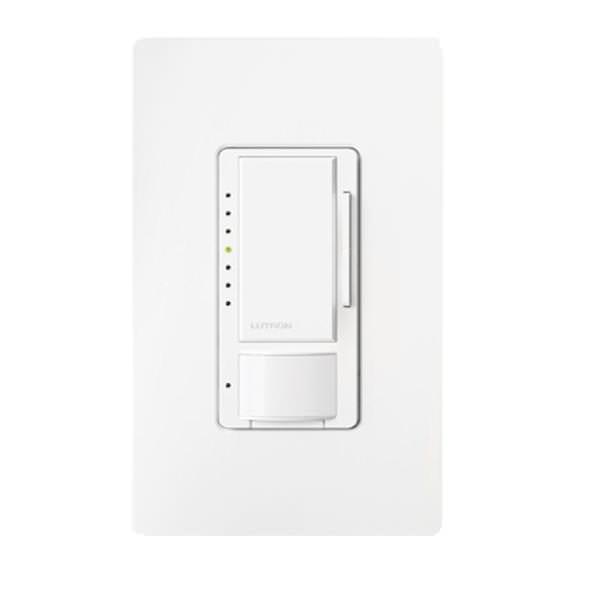 120/277 volt - White - Wall Switch - Vacancy - Maestro | Lutron Sensor/Dimmer (Lutron MSCL-VP153M-WH MAESTRO CL PIR VAC SENSOR BOX UNIT WHITE 05511)