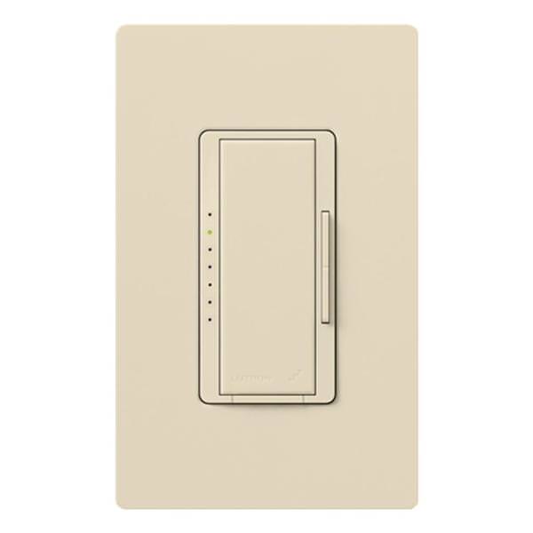 120 volt - Eggshell - Wall Switch - Preset Dimmer - LED / Incandescent Compatible - Single-Pole / 3-Way | Lutron Dimmer Switch (Lutron RRD-6NA-ES RADIORA2 600W NEUTRAL ADAPTIVE DIMMER EGGSHELL 21231)