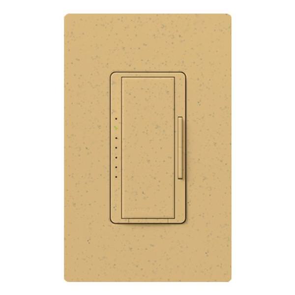 120 volt - Gold Stone - Wall Switch - Preset Dimmer - LED / Incandescent Compatible - Single-Pole / 3-Way | Lutron Dimmer Switch (Lutron RRD-6NA-GS RADIORA2 600W NEUTRAL ADAPTIVE DIMMER GOLDSTONE 21262)