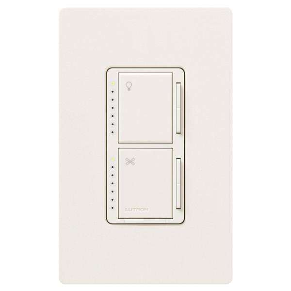 120 volt - 1 amp - Biscuit - Wall Switch - Single-Pole / 3-Way - 7-Speed - Maestro | Lutron Fan Control and Dimmer (Lutron MA-LFQ3-BI MA 1A FAN/300W LT 3WAY SF BOX KIT BISCUIT 23464)