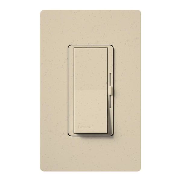 120 volt - Stone - Wall Switch - Preset Dimmer - LED / Incandescent Compatible - Single-Pole / 3-Way - Toggler - Diva® | Lutron Dimmer Switch (Lutron DVSCCL-253P-ST DIVA CFL/LED BOX 250W STONE 09234)