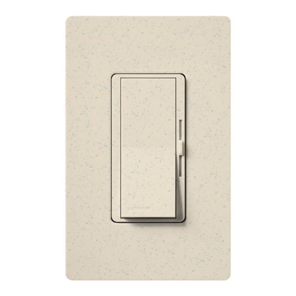 120 volt - Limestone - Wall Switch - Preset Dimmer - LED / Incandescent Compatible - Single-Pole / 3-Way - Toggler - Diva® | Lutron Dimmer Switch (Lutron DVSCCL-253P-LS DIVA CFL/LED BOX 250W LIMESTONE 09226)