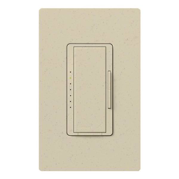 120 volt - Stone - Wall Switch - Preset Dimmer - LED / Incandescent Compatible - Single-Pole / 3-Way | Lutron Dimmer Switch (Lutron RRD-10ND-ST RADIORA2 1000W NEUTRAL DIMMER STONE 77441)