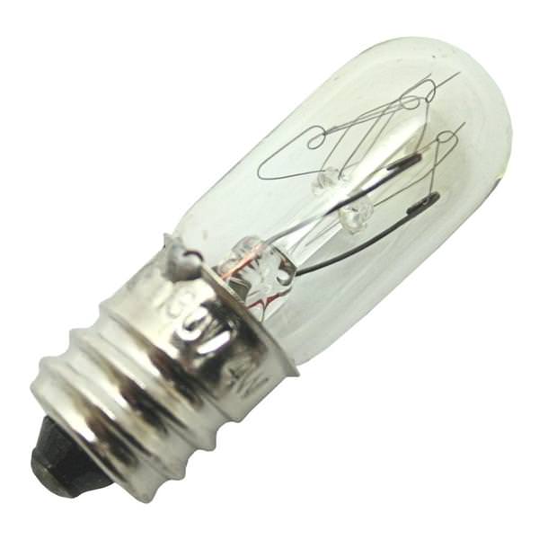#SR130V-C - 4 watt - 130 volt - T4 - Candelabra Screw (E12) Base | Eiko Incandescent Miniature / Automotive Light Bulb (Eiko SR130V-C 4W T4 01307)