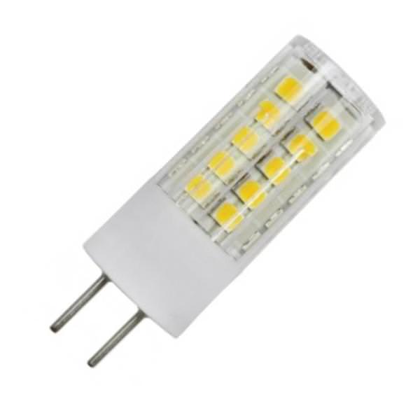 3.5 watt - 12 volt - Bi-Pin (G6.35) Base - 3,000K - Natural White - Miniature Pro-Start - Non-Dimmable | LED Light Bulb (General LED-G6-12V-4W-3  Warm White 31776)