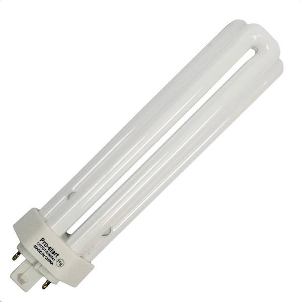 57 watt - T4 - 4-Pin (GX24q-5) Base - 4,100K - Cool White - 800 Series - Triple Tube | General Compact Fluorescent Light Bulb (General CF57DT/E/IN/841 4100K 31802)
