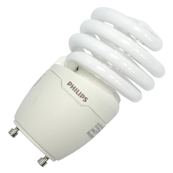 18 watt - 120 volt - EL/mDT - Twist and Lock (GU24) Base - 2,700K - Warm White - EnergySaver - Twist / Spiral | Philips Compact Fluorescent Light Bulb (Philips EL/mdTQS 18W GU24 54207)