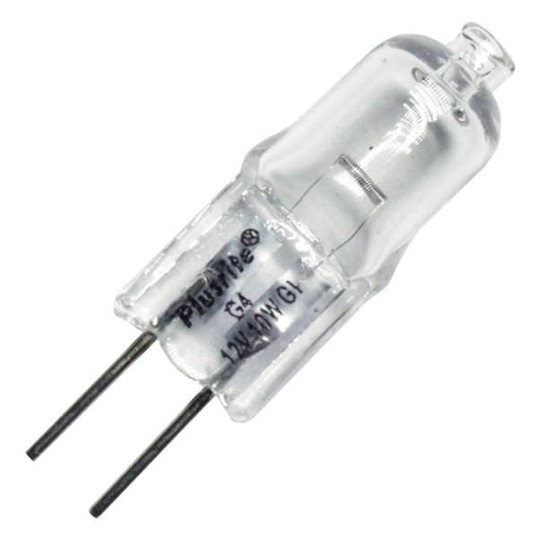 10 watt - 12 volt - T3 - Bi-Pin (G4) Base - 2,850K - Warm White - Clear - Low Voltage | Plusrite Halogen Incandescent Light Bulb (Plusrite JC10/CL/G4 3301 03301)