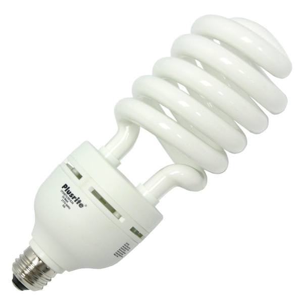 55 watt - 120 volt - T5 - Medium Screw (E26) Base - 2,700K - Warm White - Twist / Spiral | Plusrite Compact Fluorescent Light Bulb (Plusrite CF55ET5/SP/E26/SW MED BASE120V 4273 04273)