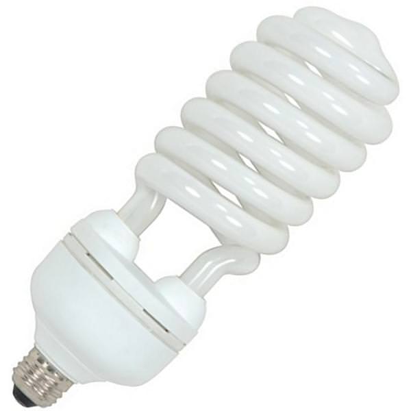 55 watt - 120 volt - T5 - Medium Screw (E26) Base - 2,700K - Warm White - Twist / Hi-Pro Spiral | Satco Compact Fluorescent Light Bulb (Satco 55T5/27 S7337 07337)