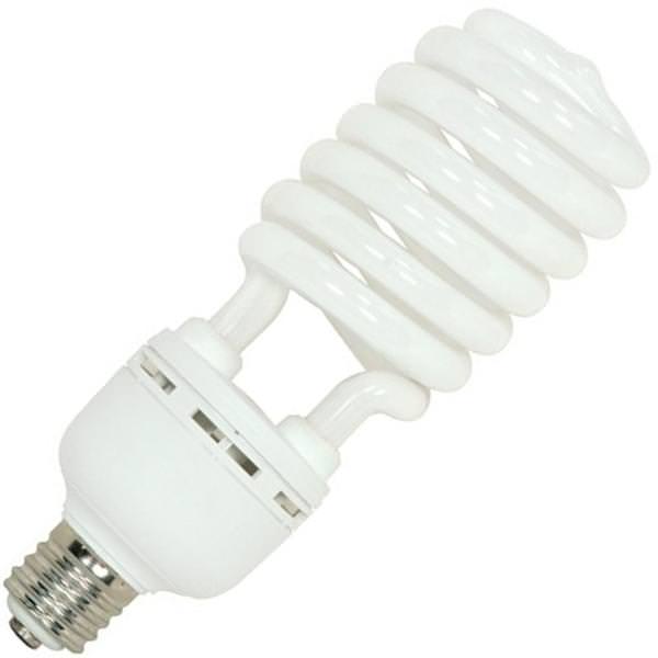105 watt - 277 volt - T5 - Mogul Screw (E39) Base - 4,100K - Cool White - Mini Twist / Spiral | Satco Compact Fluorescent Light Bulb (Satco 105T5/41/277 S7415 07415)