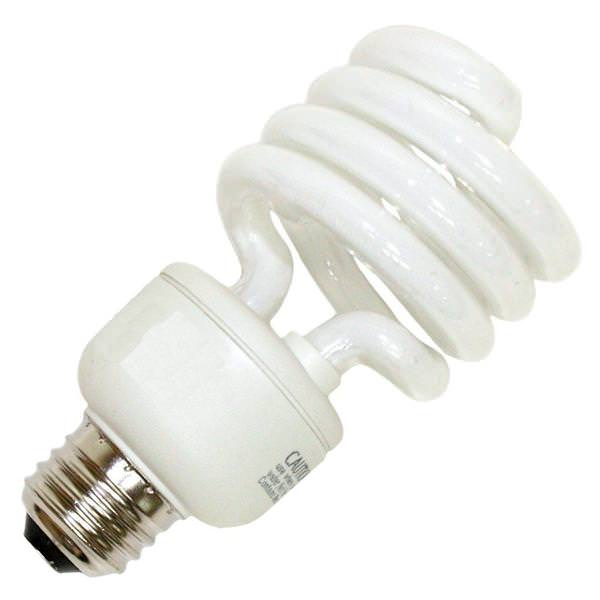 23 watt - 120 volt - Medium Screw (E26) Base - 4,100K - Cool White - Twist / Spiral | Sylvania Compact Fluorescent Light Bulb (Sylvania CF23EL/SPIRAL/841 26358)