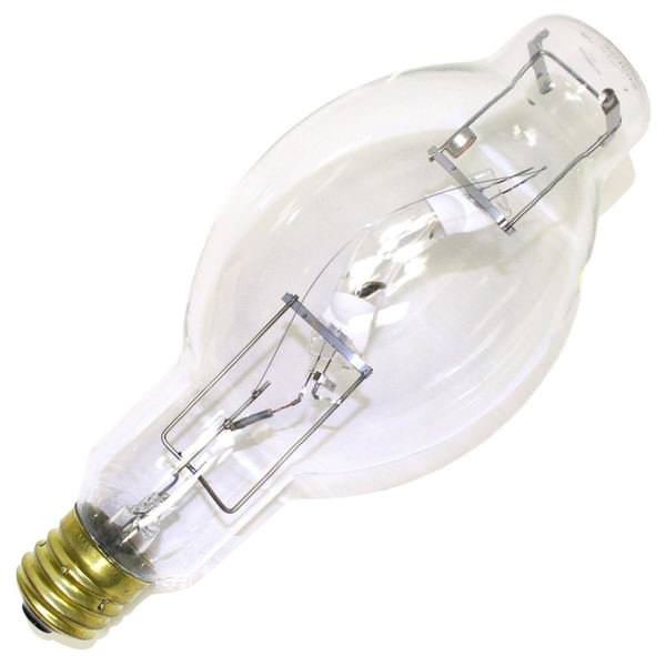 400 watt - BT37 - Mogul Screw (E39) Base - 4,200K - Cool White - Clear - High Output | Sylvania Metal Halide HID Light Bulb (Sylvania MS400/HOR 64445)