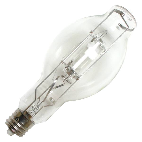 360 watt - BT37 - Mogul Screw (E39) Base - 4,000K - Cool White - Clear - High Output - Energy Saving | Sylvania Metal Halide HID Light Bulb (Sylvania MSP360/SS/BU-ONLY 64737)