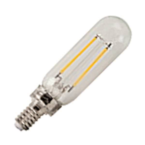 3.5 watt - 120 volt - T25 - Candelabra Screw (E12) Base - 2,700K - Warm White - Clear - Omnidirectional - Dimmable | TCPLED Light Bulb (TCP T25 25W 2700K E12 CLEAR 20792)