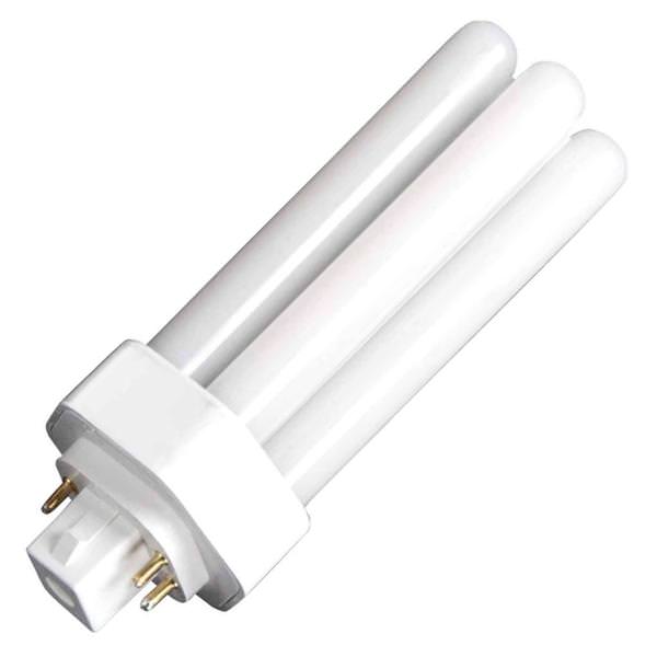 16 watt - 120/277 volt - PL-3U - 4-Pin (G24q) Base - 2,700K - Warm White - Non-Dimmable | TCP LED Light Bulb (TCP LPLU32A2527K 30674)