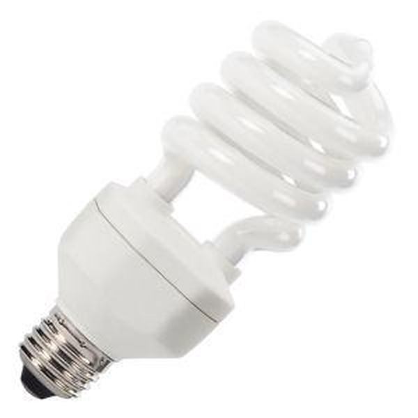 19 watt - 120 volt - Medium Screw (E26) Base - 3,500K - Natural White - Twist / Spiral | Eiko Compact Fluorescent Light Bulb (Eiko SP19/35K 00035)