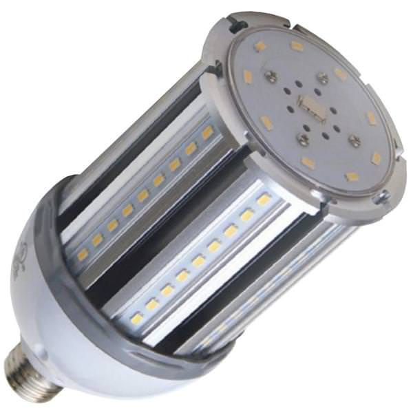 27 watt - 100/277 volt - Corn Cob - Medium Screw (E26) Base - 5,000K - Daylight - Internal Driver - Non-Dimmable | Venture LED Light Bulb (Venture 27W LED Retrofit Lamp 26134)