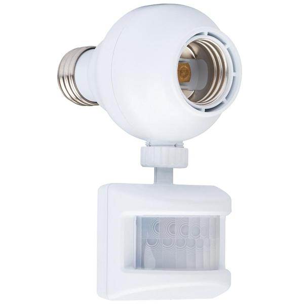  White - Motion Sensor - 150 watt - Outdoor - Medium Screw Base | Westek Light Control (Westek OMLC163BC 50563)