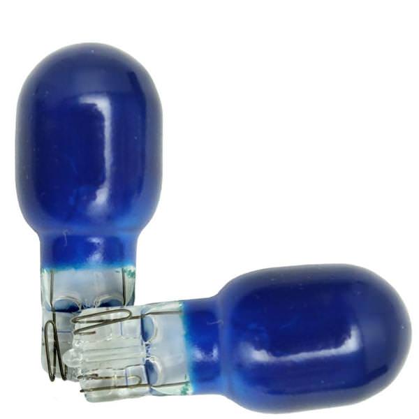 4 watt - 12 volt - T5 - Wedge Base - Low Voltage - Blue | Westinghouse Incandescent Light Bulb (2 pack) (Westinghouse 4T5/B/12V 2CD 06305)
